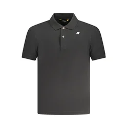 K-WAY POLO SHORT SLEEVE MEN BLACK