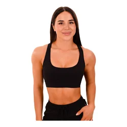 GymBeam Sportski grudnjak Mesh Panel Black