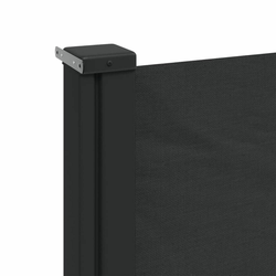 Bočna tenda na uvlačenje crna 160 x 300 cm