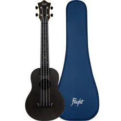 FLIGHT TUC35Bk TRAVEL UKULELE CONCERT ČRNA