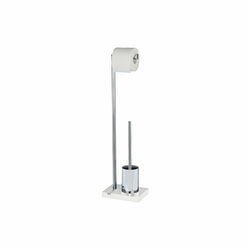 WENKO 20486100 - WC četka NOBLE 20x74 cm hrom/bela