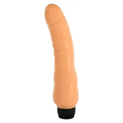 Seven Creations Vibrator iz naravnega lateksa Flesh 13016