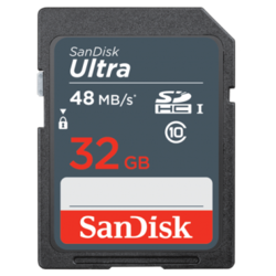 SANDISK ultra 32GB SDHC 48 MB/s SDSDUNB-032G-GN3IN