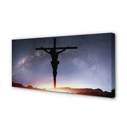 tulup.si Slika na platnu Jezus križan nebo 120x60 cm