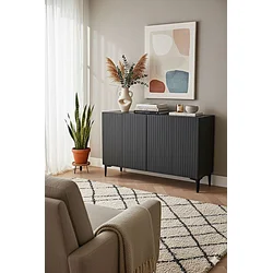 Hanah Home Komoda, 120x79x32cm, Antracit
