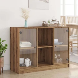 Komoda boja hrasta artisan 102x37x75,5 cm konstruirano drvo