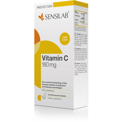 Sensilab Vitamin C 180 mg - 40 šum. tabl.