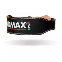 MadMax Opasek celokožený full leather MFB245 černý M