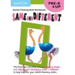 Thinking Skills Pre K Same & Different