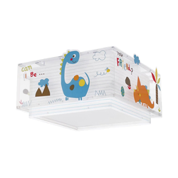 Dalber 73456 - Dečije plafonsko svetlo DINOS 2xE27/60W/230V