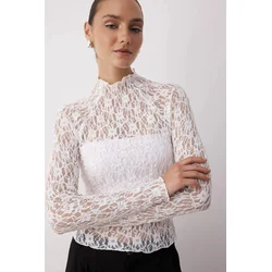Trendyol Milla ženska bluza Twoaw26Bz00048, Krem