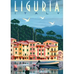 Ravensburger slagalica Razglednice iz Liguri?e, 54 dela
