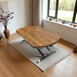 Hanah Home Proširivi trpezarijski sto, Hrast