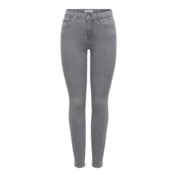 ONLY Kavbojke ONLLINEA siv denim