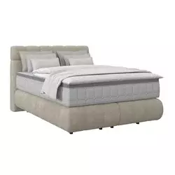 Boxspring Krevet Nobu 140/200 cm , sivobraon