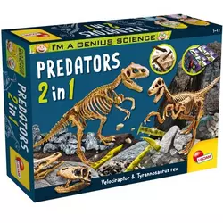 Mali Genije Predatori set 2 u 1 Lisciani 56408