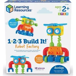 Tovarna robotov za učne vire. 1-2-3 gradbeni set
