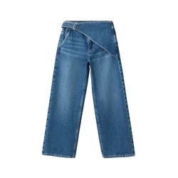 MANGO KIDS Kavbojke CINTU moder denim