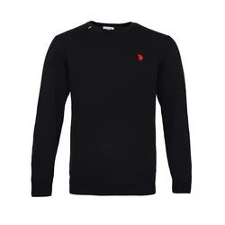 U.S. POLO ASSN. Pulover  rdeča / črna