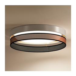 Duolla- LED stropna svetiljka ROLLER DUO SHINY LED/24W/230V O 45 cm bela/bakrena