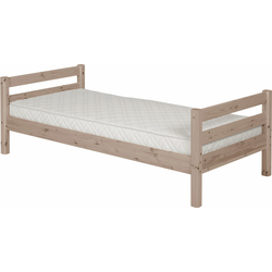 Flexa Classic postelja z lesenim okvirjem 190 cm-Terra