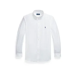Polo Ralph Lauren Srajca 710928255002 Bela Custom Fit