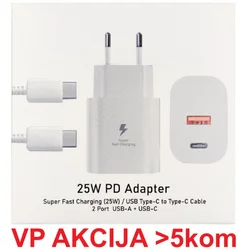NPA-AC44 Gembird QC3.0 brzi punjac USB+Type C konektor,25W DC 5V/3A ili 9V/2,77A (