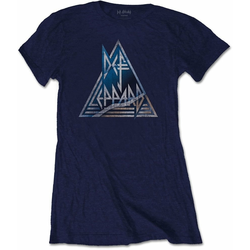Def Leppard majica Triangle Logo S