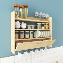 HANAH HOME Kuhinjska polica Knott Oak