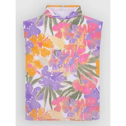 Roxy Stay Magical Printed Surf Poncho cloud dancer hazey hbc