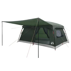 Obiteljski šator s krovom Maslinasto zelena 500 x 400 x 230 cm
