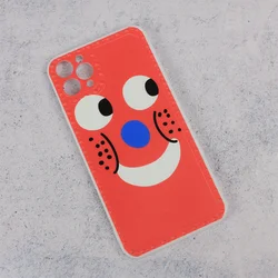Maska Smile face za iPhone 11 Pro Max 6.5 crvena