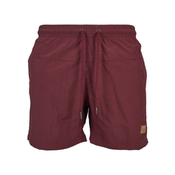 Urban Classics Kratke kopalne hlače, rdeča