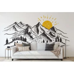 Wallity Tapete za zid MDK-00110, 100x100 cm, Šarena