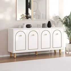 Hanah Home Konzolni sto Midmod, 150x73x36 cm, Beli