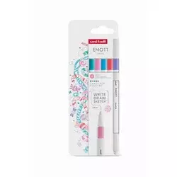 Liner, komplet, 0,4 mm, UNI Emott Candy Pop, 5 različnih barv, 5 kosov