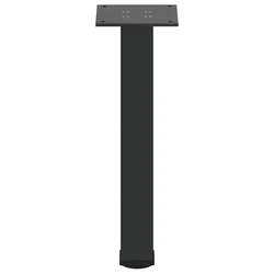 Noge za klub stolić 4 kom. Crne 30-32 cm Čelične