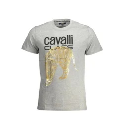 CAVALLI CLASS Muška majica QXT061I-JD060_GRIGIO_04965, Siva
