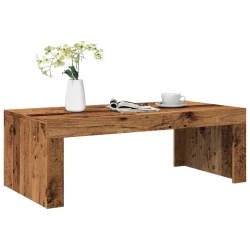 Stolić za kavu boja starog drva 102x50x35 cm konstruirano drvo