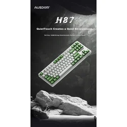 Ausdom Tastatura, Zeleno-bela