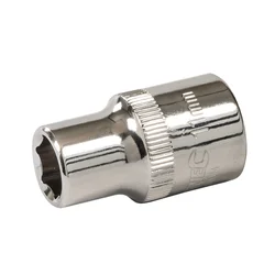 Silverline Ključ vtičnice 11 mm 1/2 HEX kratka srebrna črta