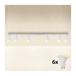 Brilagi - LED prigušiva reflektorska svetiljka SELE 6xGU10/6,5W/230V bela
