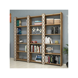 Hanah Home Polica za knjige City 3 - orah, krem