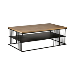 Eglo 424051 -Konferencijski stočić TOZAWA 36x100 cm smeđa/crna