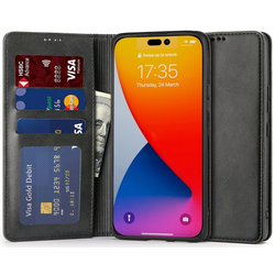 TECH-PROTECT WALLET MAGNET IPHONE 14 PRO MAX BLACK (9589046925665)
