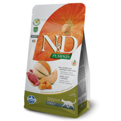 N&D Pumpkin Hrana za odrasle mačke, Bundeva i Pačetina - 300 g