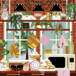 Pieces & Peace - Puzzle New Orleans Kitchen - 1 000 kosov