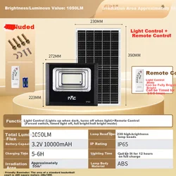 NVC Solarni reflektor, 1050lm