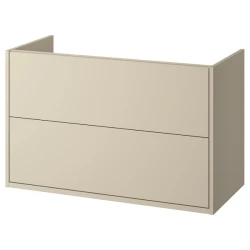 HAVBÄCK Postolje umivaonika s fiokama, bež, 100x48x63 cm