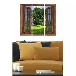 Wallity Dekorativna slika MDF2994497, 70x50cm, 3 dela